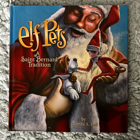 Elf Pets Saint Bernard book NEW - Picture 1 of 2